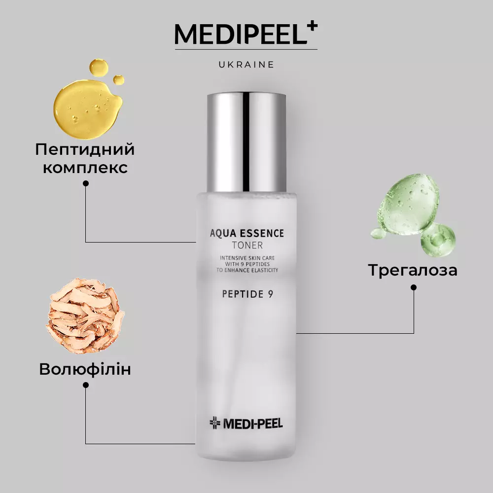 Купити Зволожуючий пептидний тонер-есенція для зрілої шкіри Medi Peel Peptide 9 Aqua Essence Toner