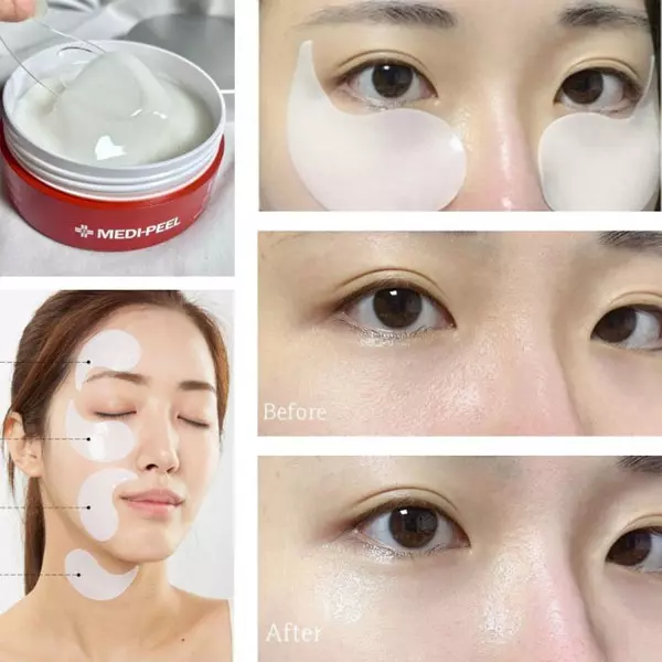 Купить Коллагеновые патчи для век с лактобактериями Medi Peel Red Lacto Collagen Eye Patch