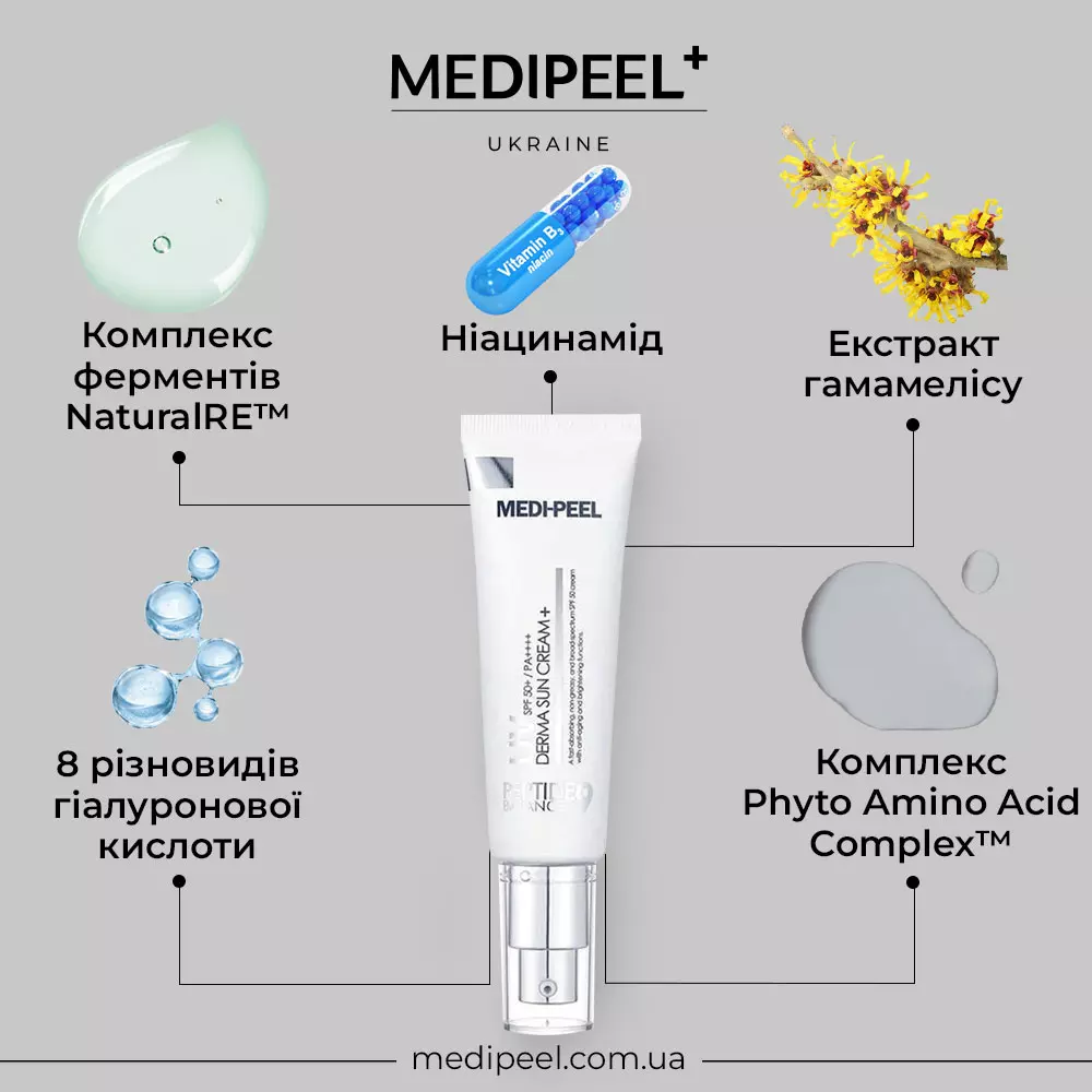 Medi Peel Peptide 9 Balance UV Derma Sun Cream SPF 50+ PA++++