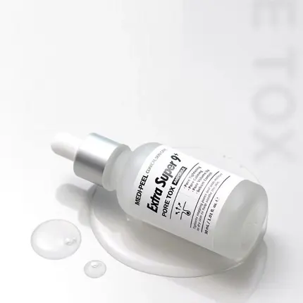 MEDIPEEL Extra Super 9 Plus Pore Tox Ampoule: Сыворотка для