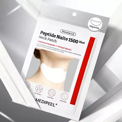 Пластир для шиї MEDIPEEL Premium Peptide Naite 1500 Shot Neck
