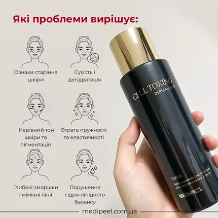 MEDIPEEL Cell Toxing Dermajours Toner: Омолоджувальний тонер зі
