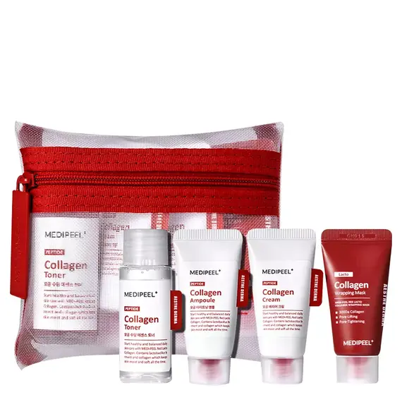 MEDIPEEL Red Lacto Collagen Skin Care Trial Kit