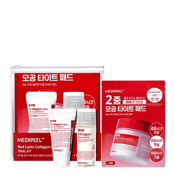 MEDIPEEL Red Lacto Collagen Cleansing Trial Kit