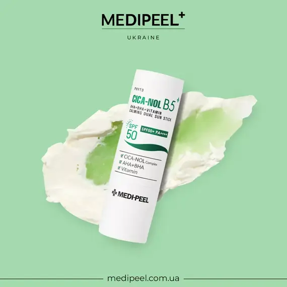 Medi-Peel Phyto Cica-Nol B5 Aha Bha Vitamin Calming Dual Sun Stick SPF50+ PA++++