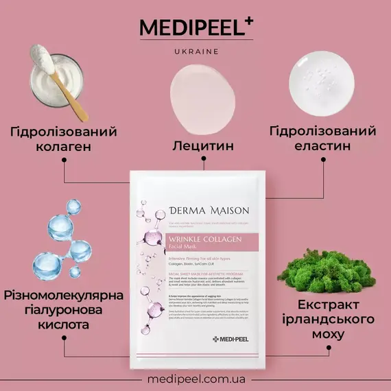 MEDIPEEL Derma Maison Wrinkle Collagen Facial Mask