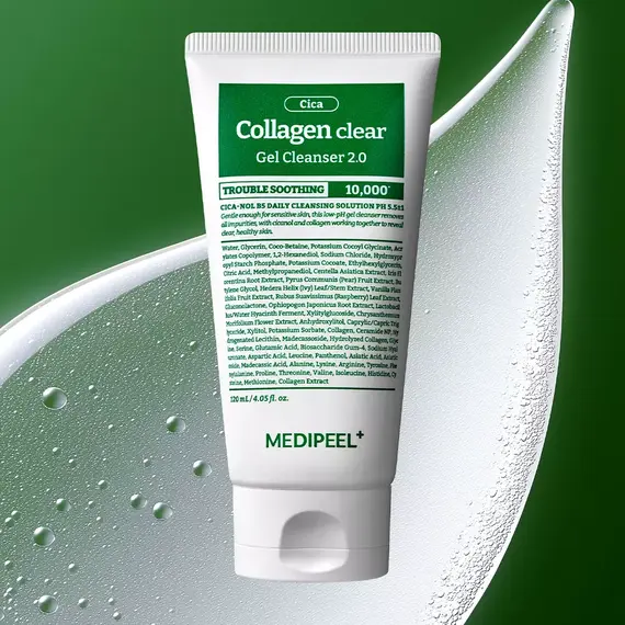 Green Cica Collagen Clear Gel Cleanser 2.0